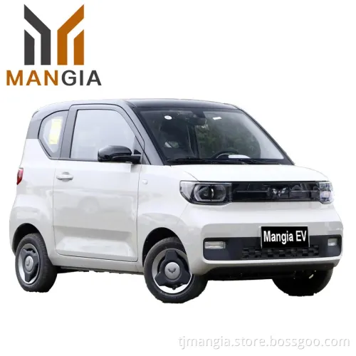 سيارة كهربائية جديدة للسيارة البالغة التي تقود wuling mini ev مغلقة بالكامل سيارة كهربائية جديدة بالكامل